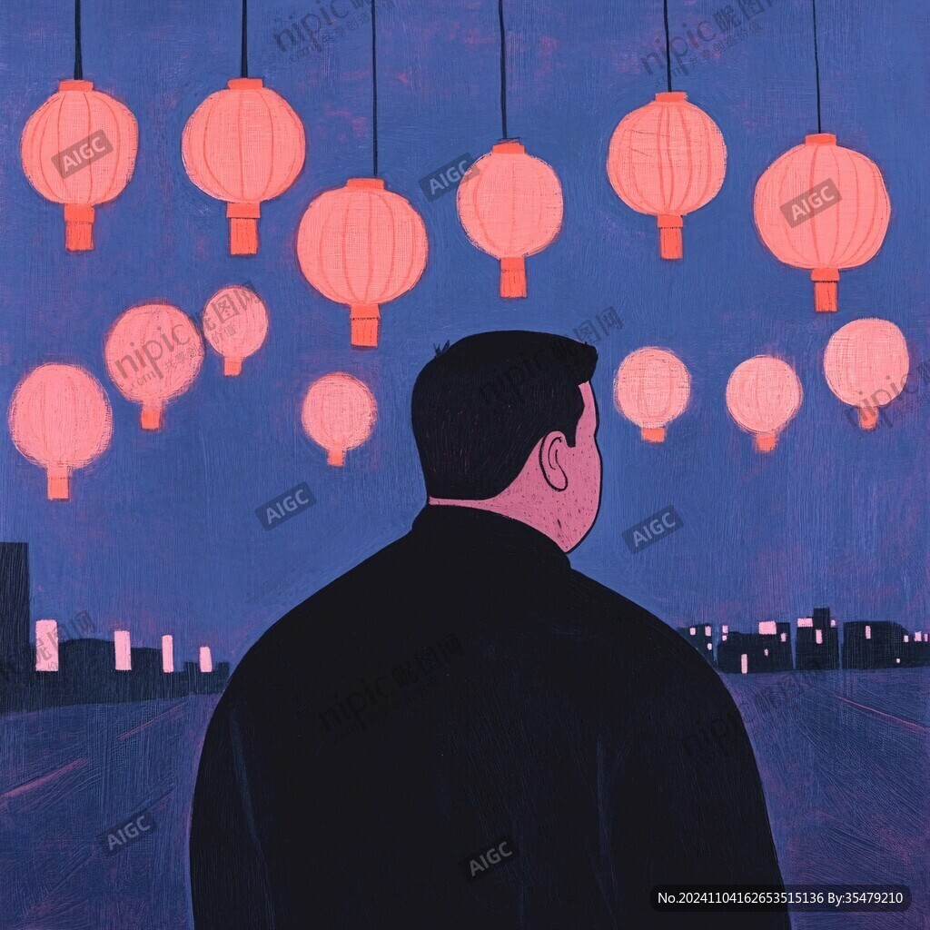 噪点风插画
