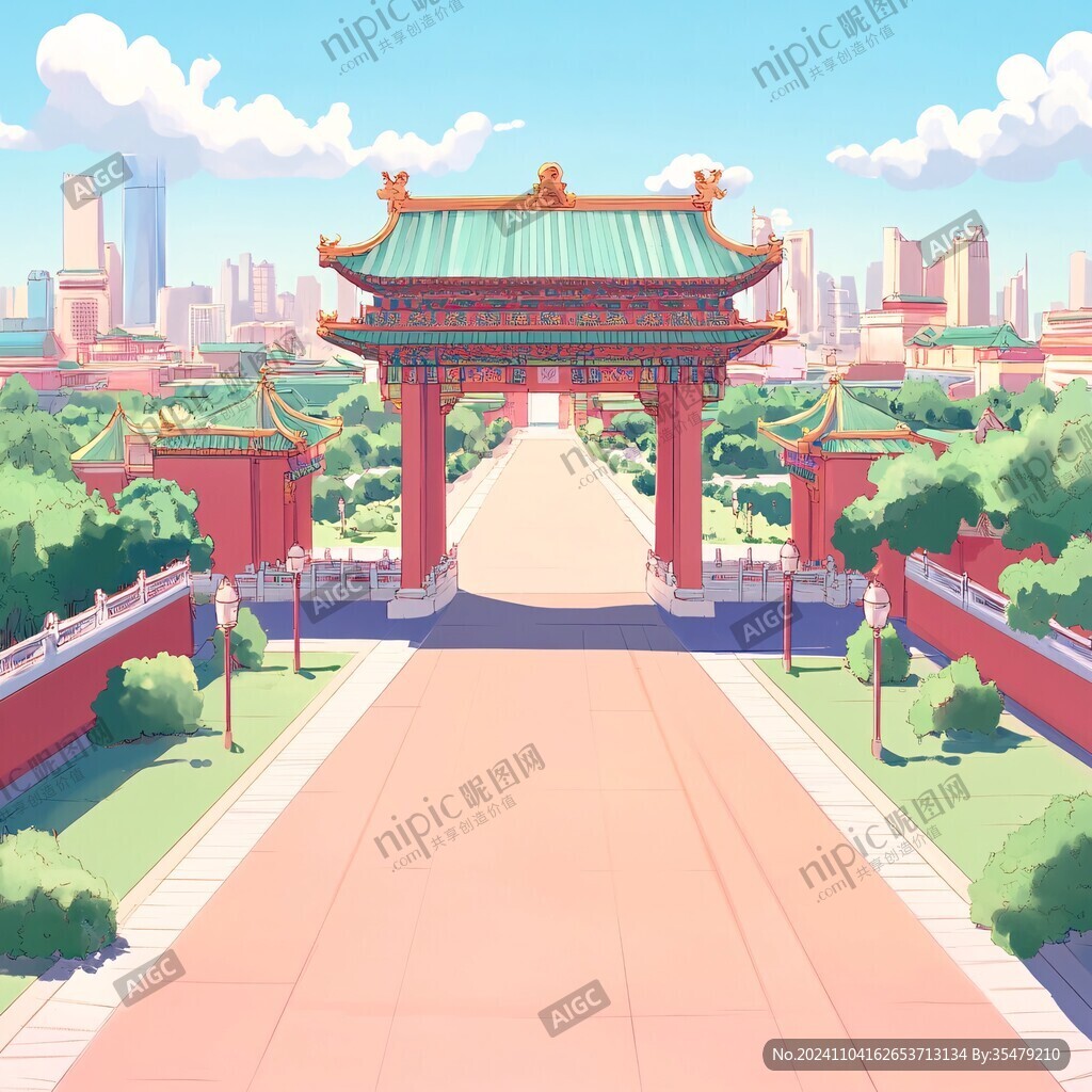 北大插画
