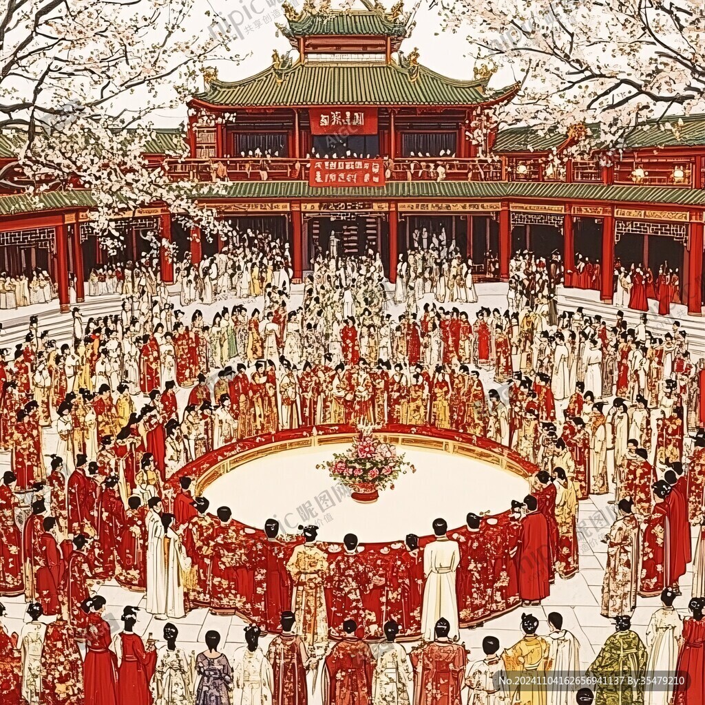 光绪帝大婚典礼图