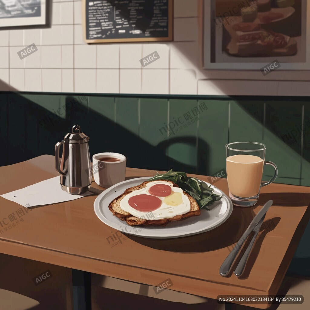 早餐插画