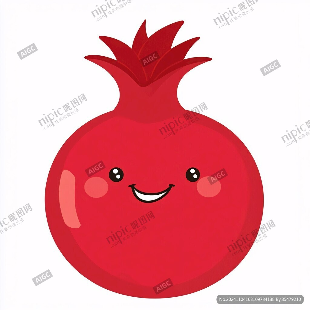 石榴卡通形象设计