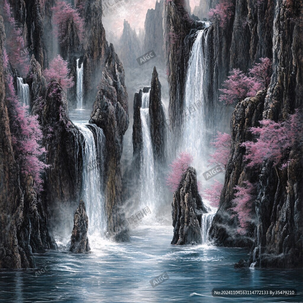 幻彩艺术山水风景