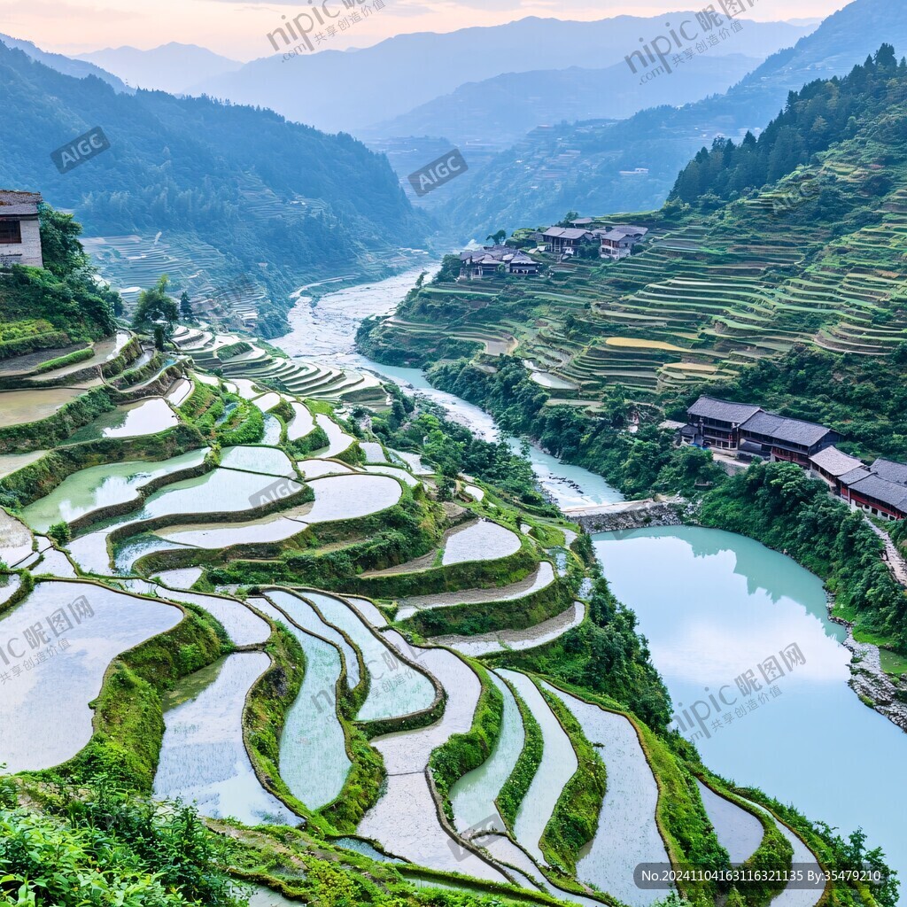 加榜梯田风光