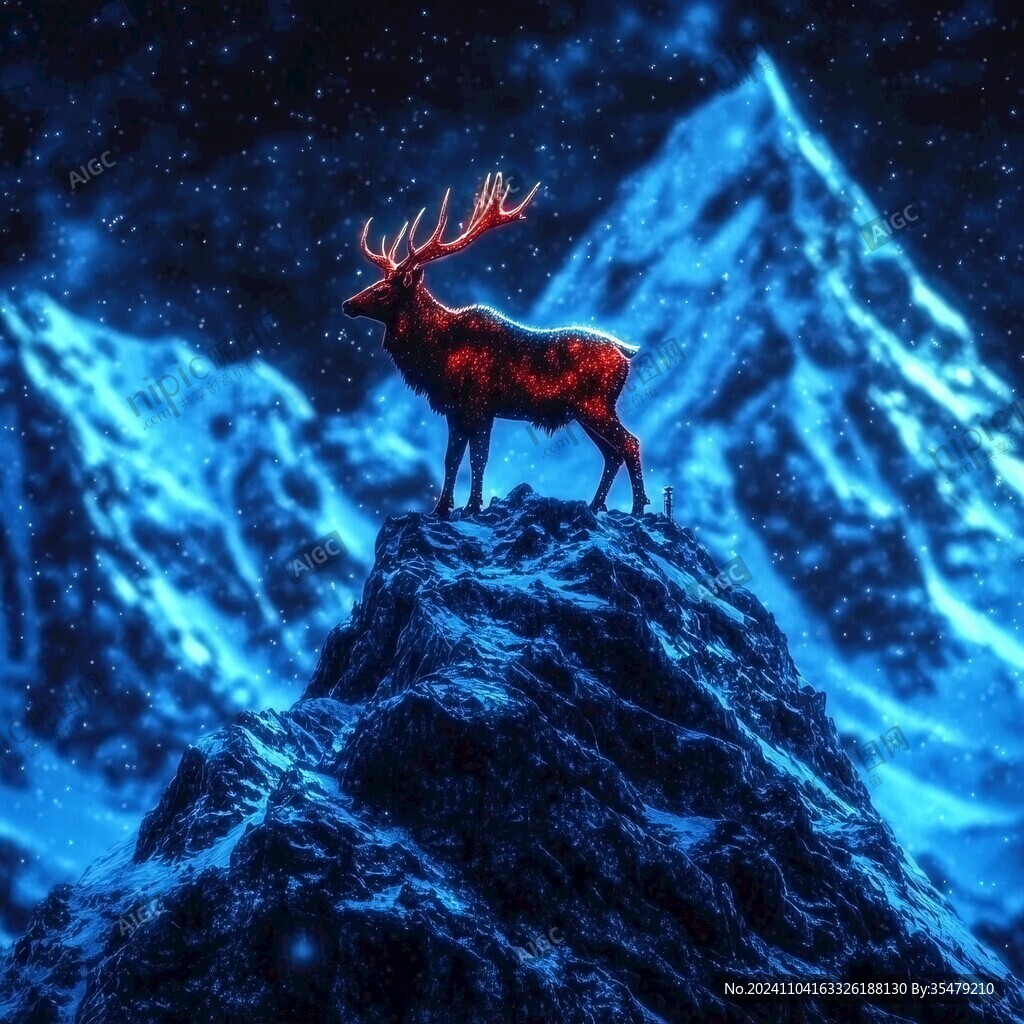 唯美梦幻鹿