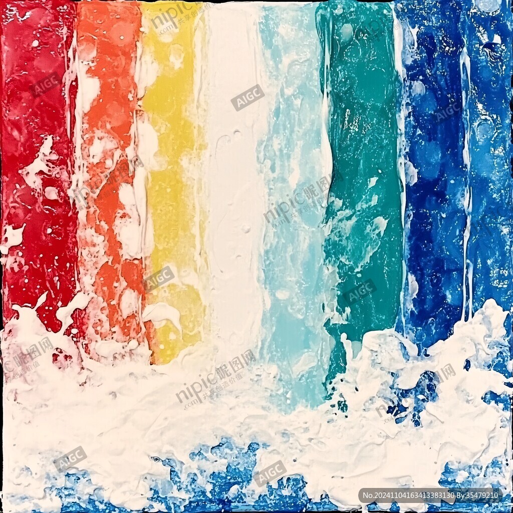 水纹液体抽象油画壁画