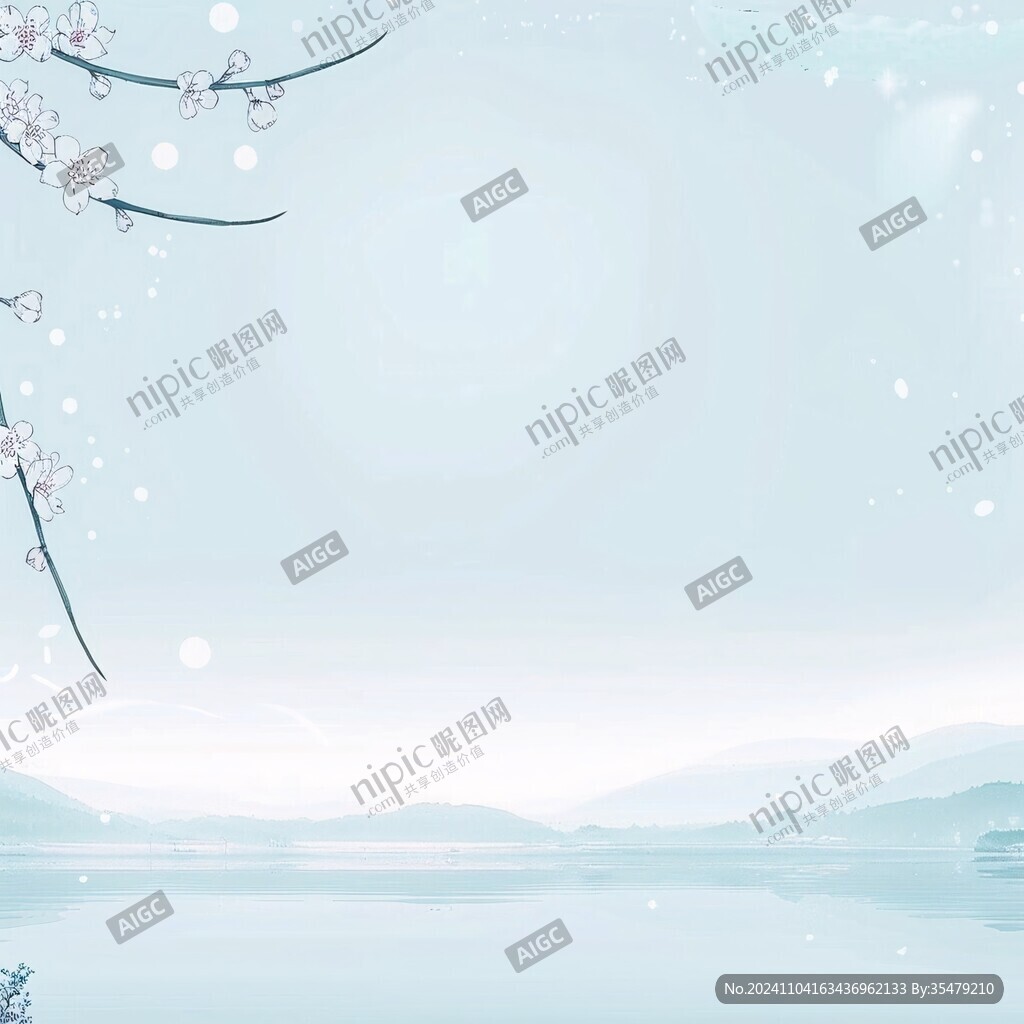 湖蓝色天蓝色背景