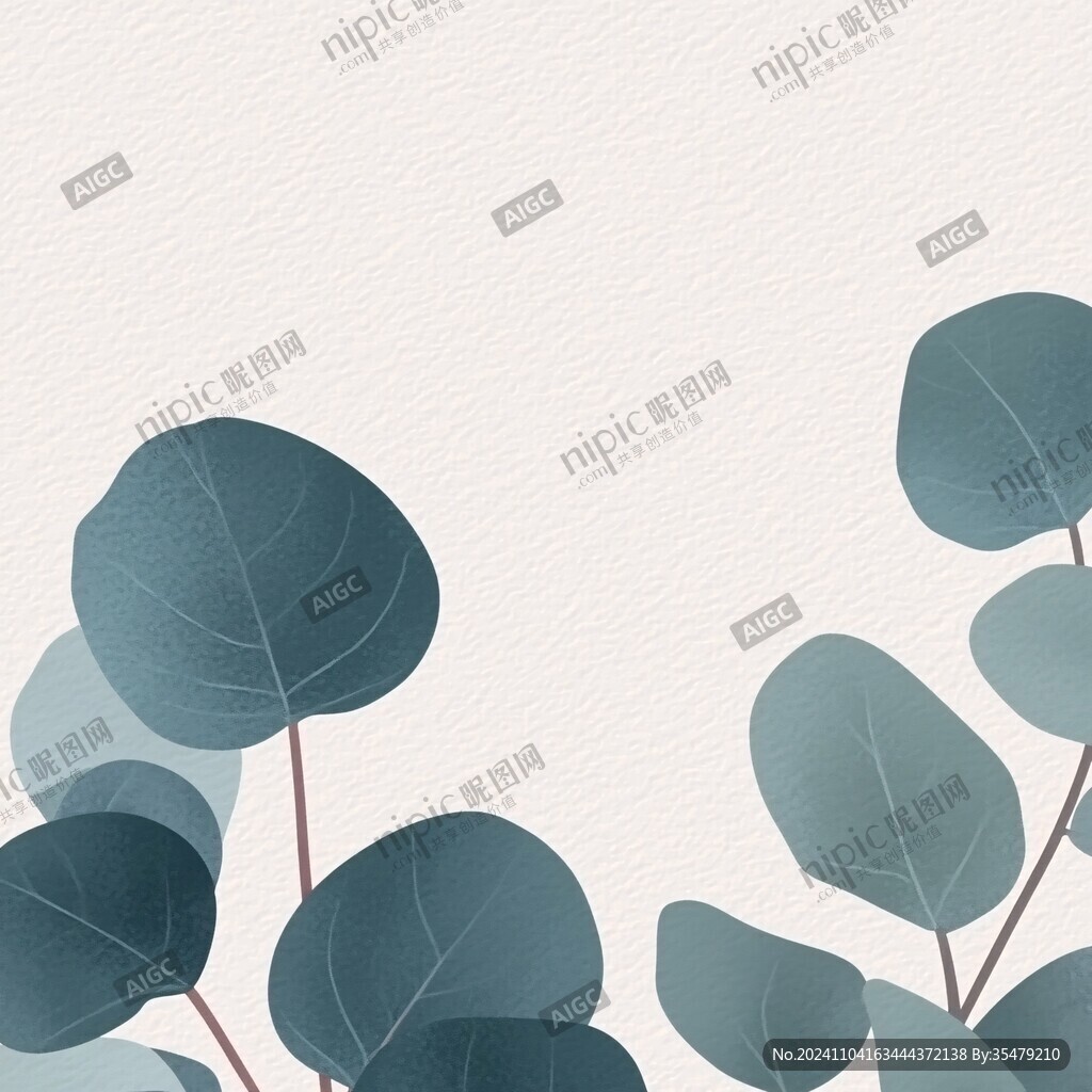 简约树叶