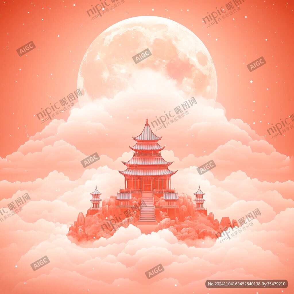 国风地标插画