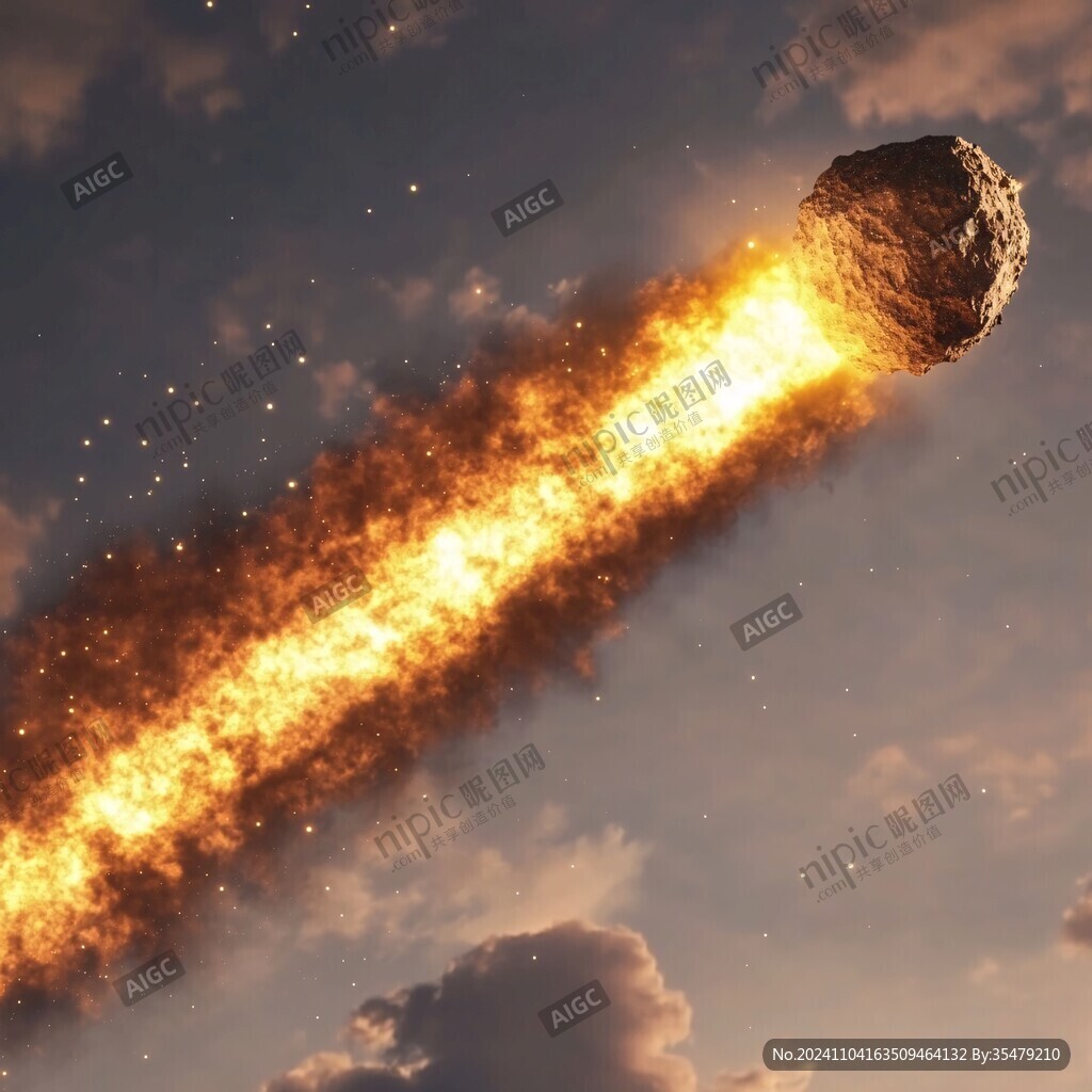 流星陨落陨石