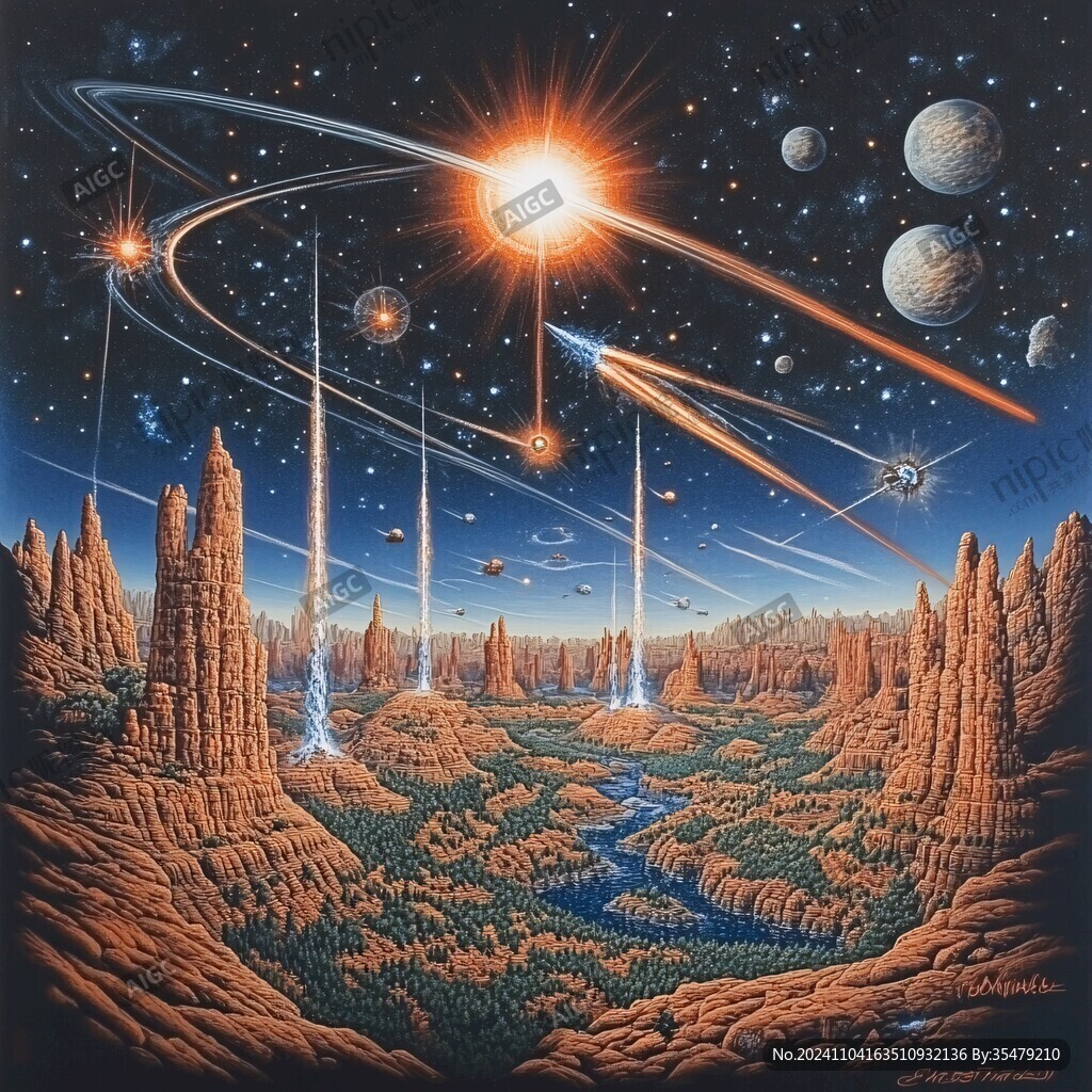 科幻立体画