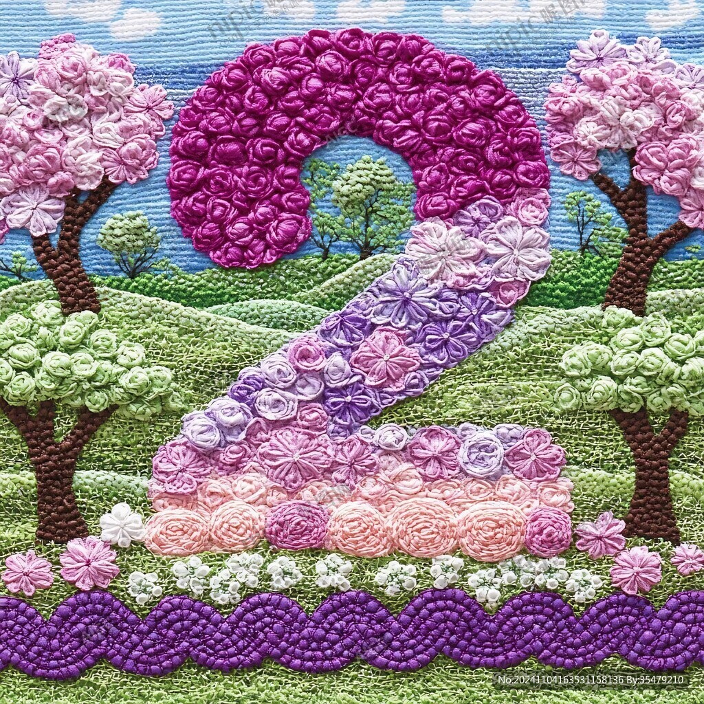 毛线画拼贴画