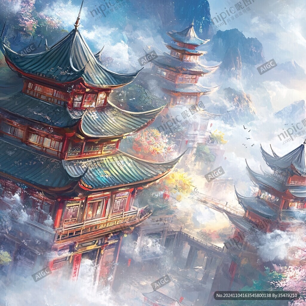 古风仙境天上宫阙