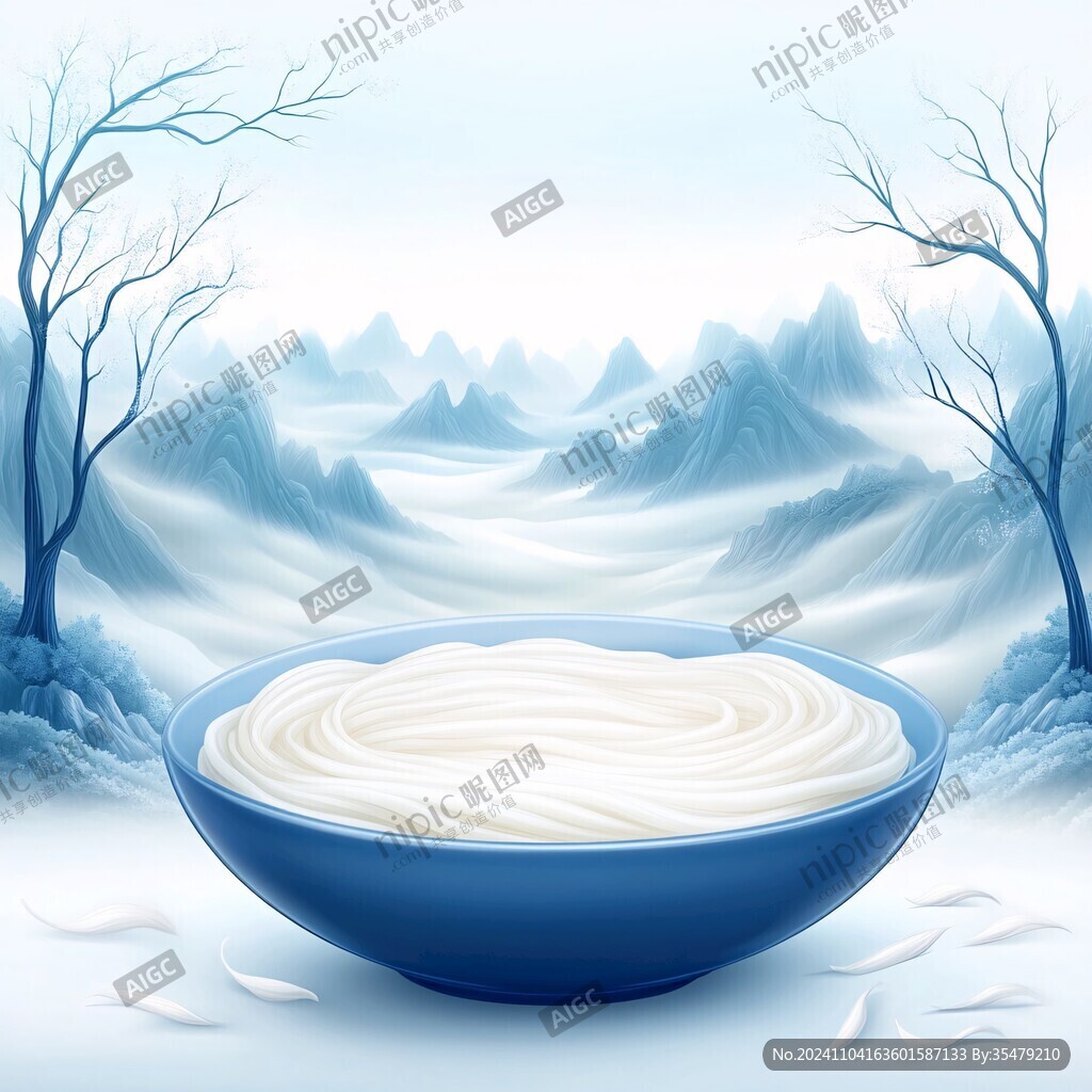 挂面插画