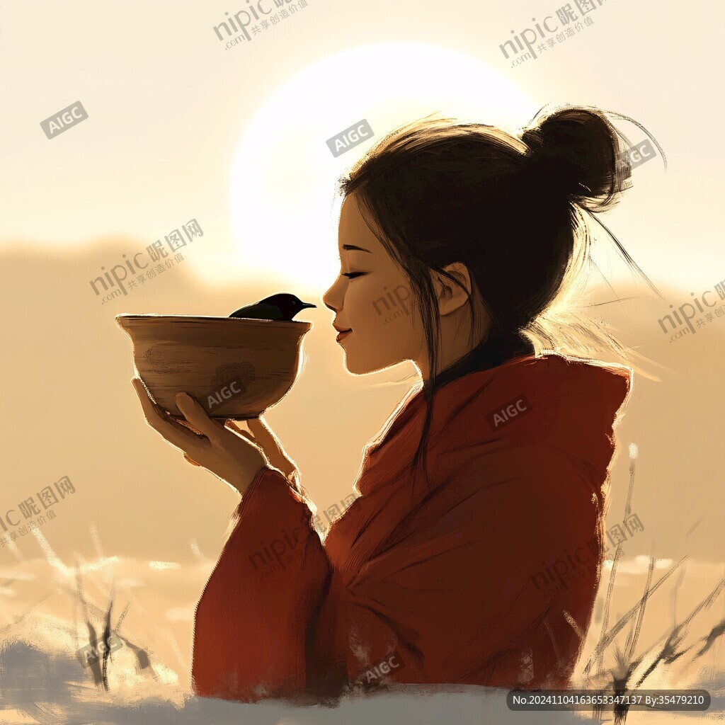 板绘喜鹊