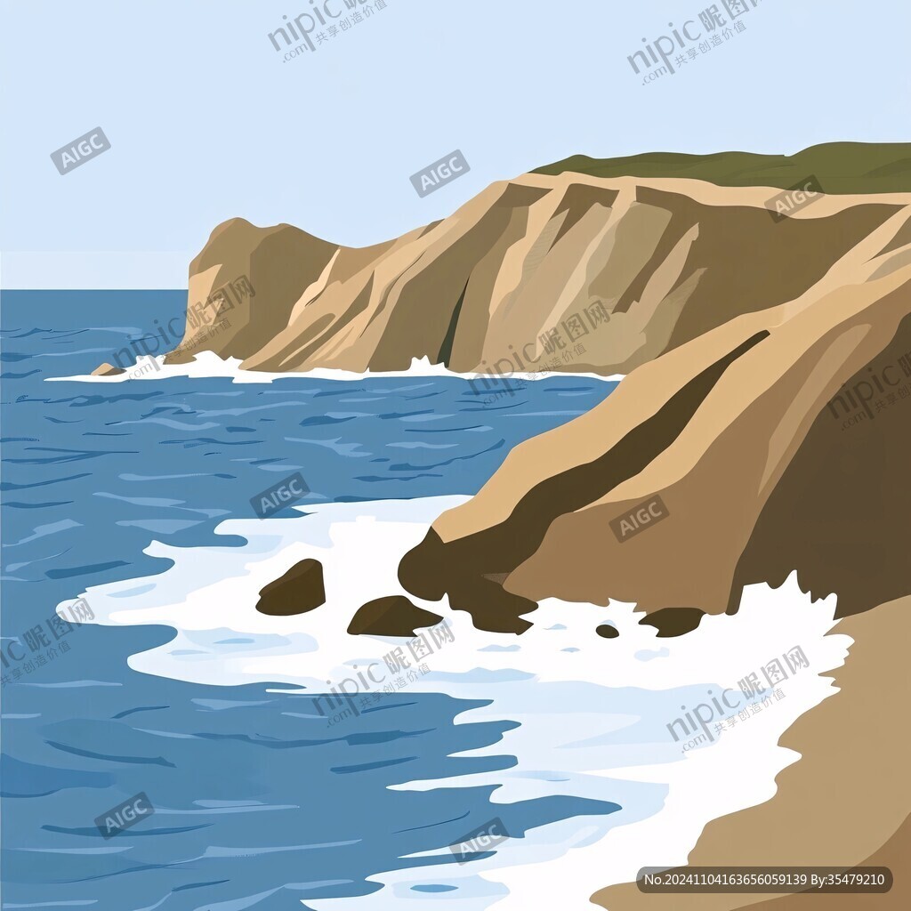 北部沿海插画