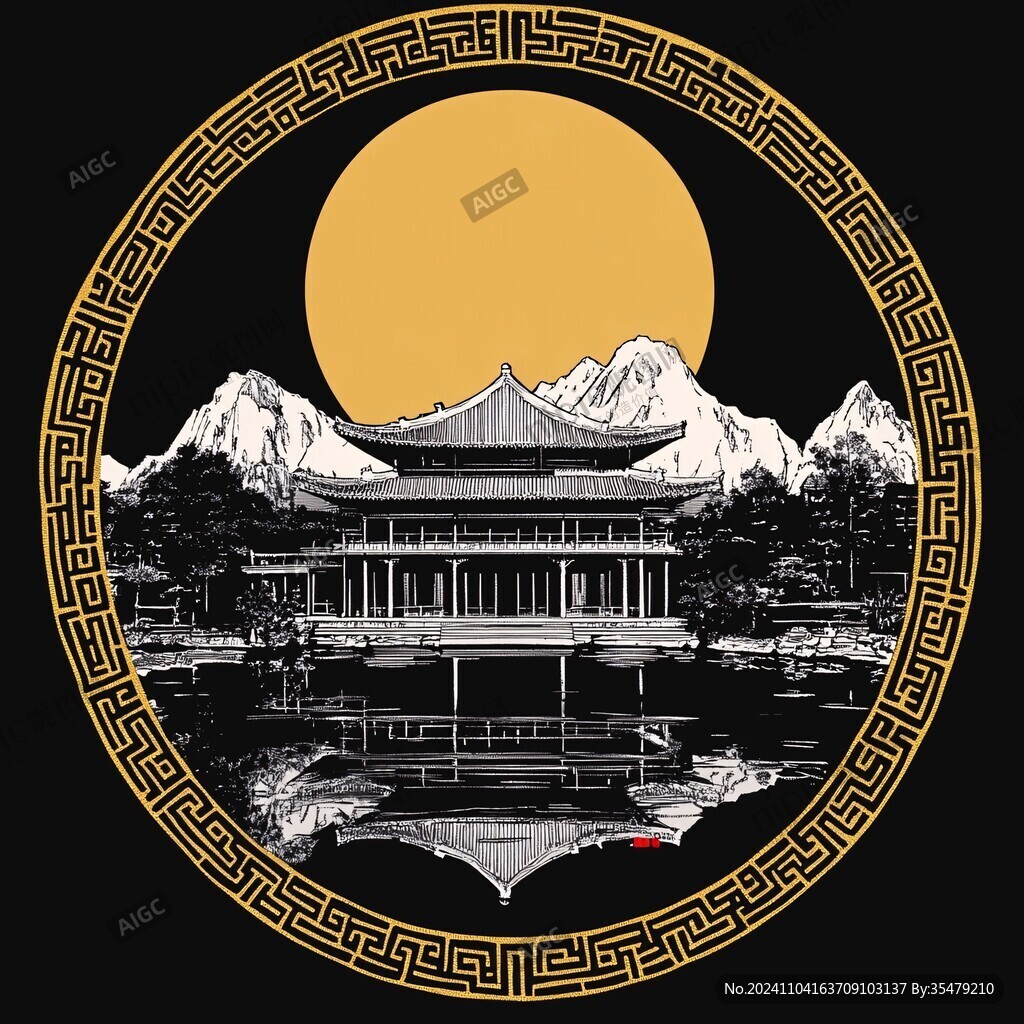 总统府插画