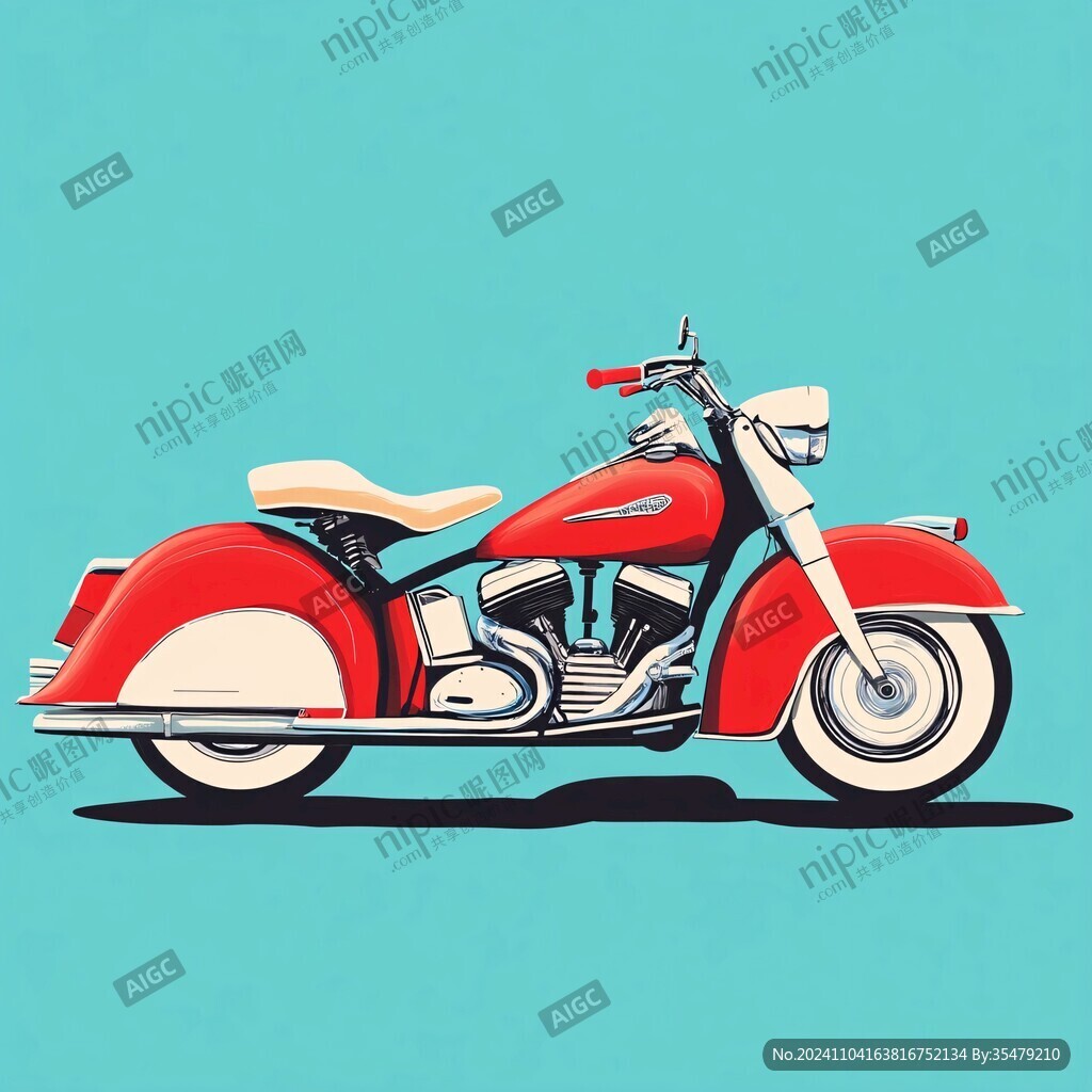 插画电动车