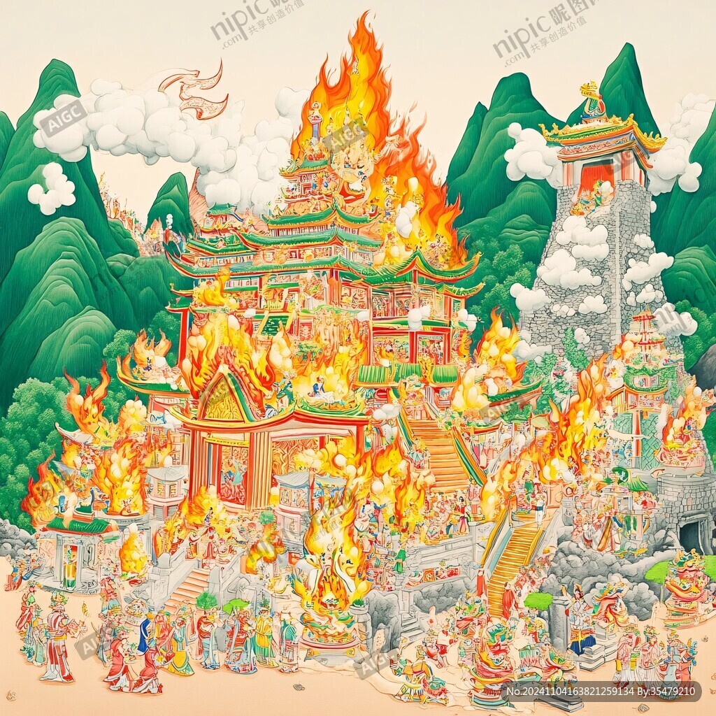 火宫殿插画