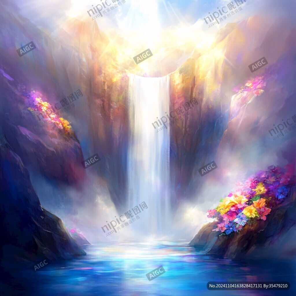 幻彩艺术山水风景