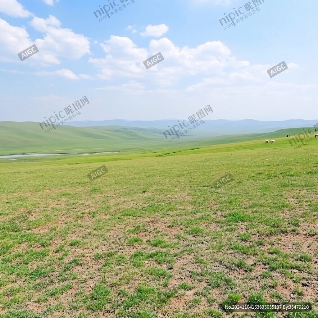 一望无际的草原