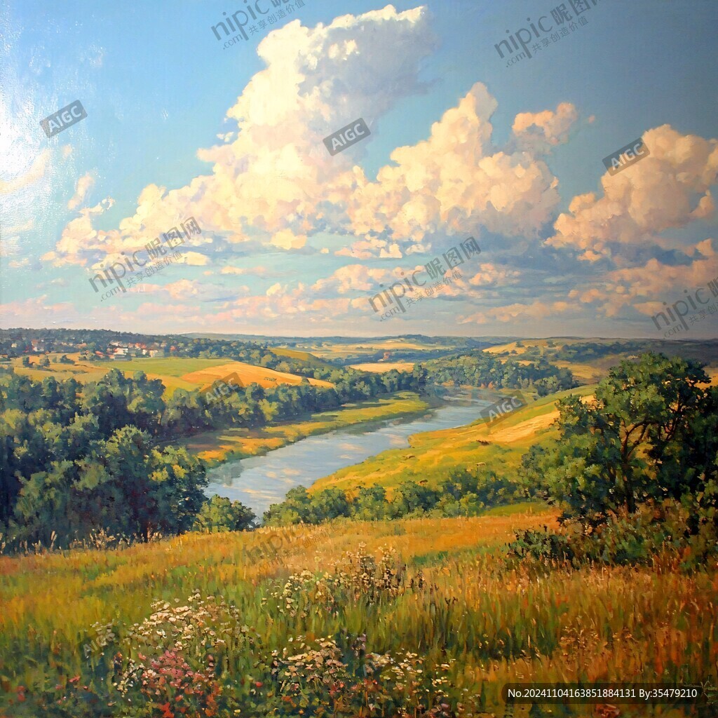 俄罗斯风景油画