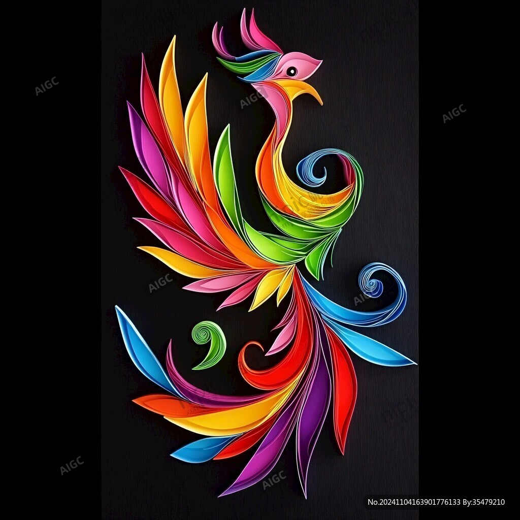 孔雀五彩logo
