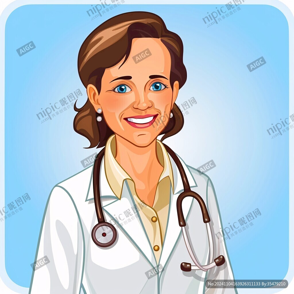 女医生插画