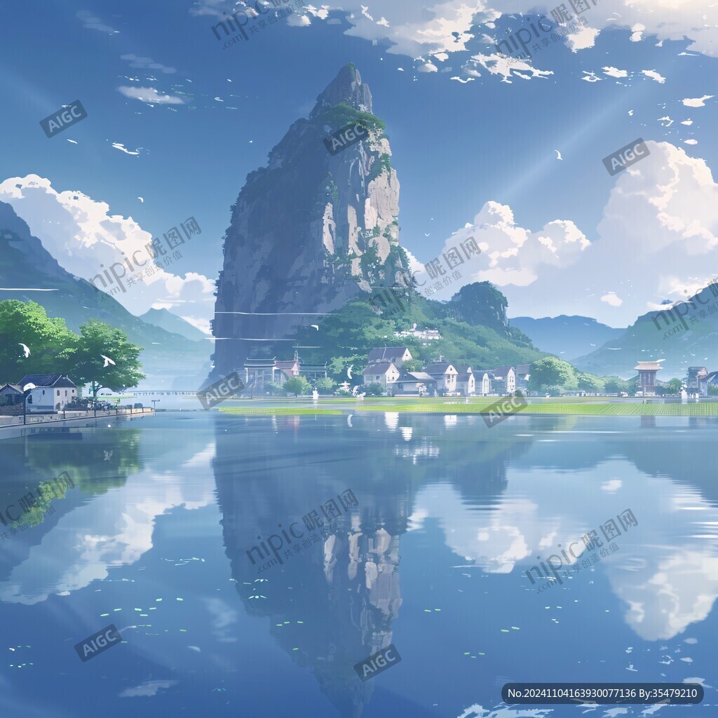 风景厚涂