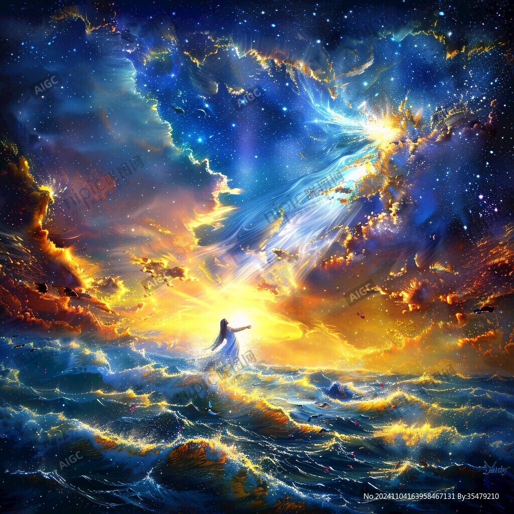 3d星空立体画