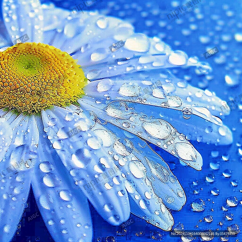 洋甘菊水珠