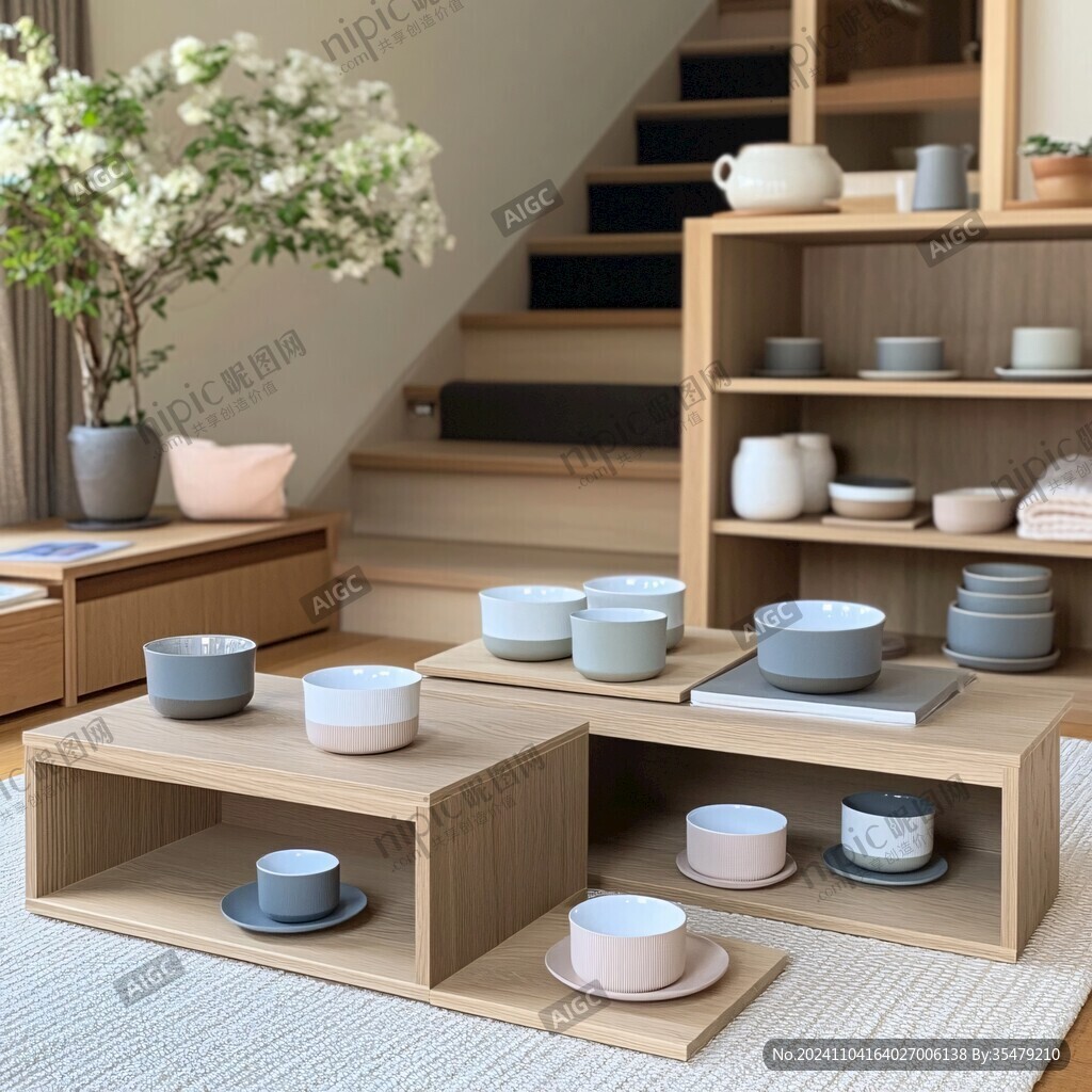 日式现代陶瓷餐具茶具