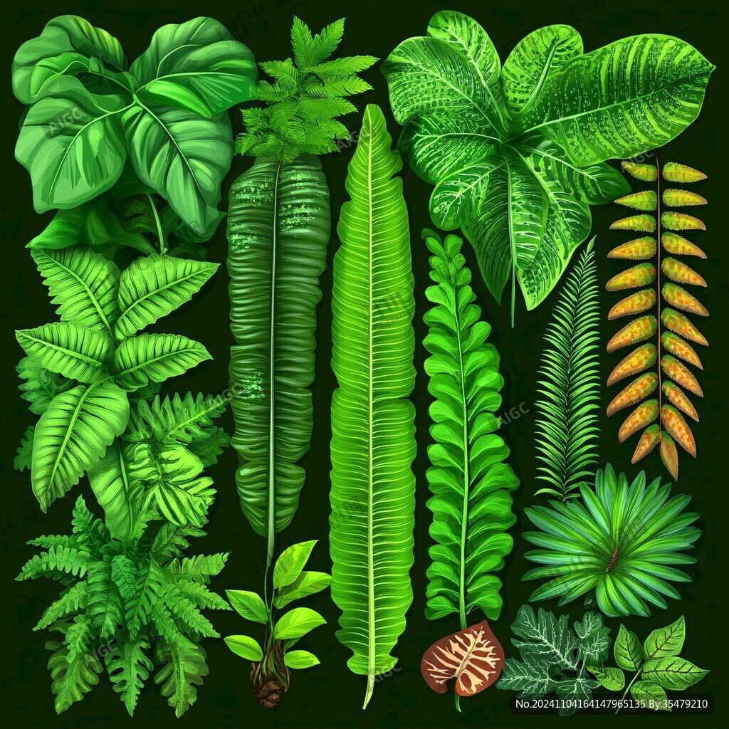 热带植物素材