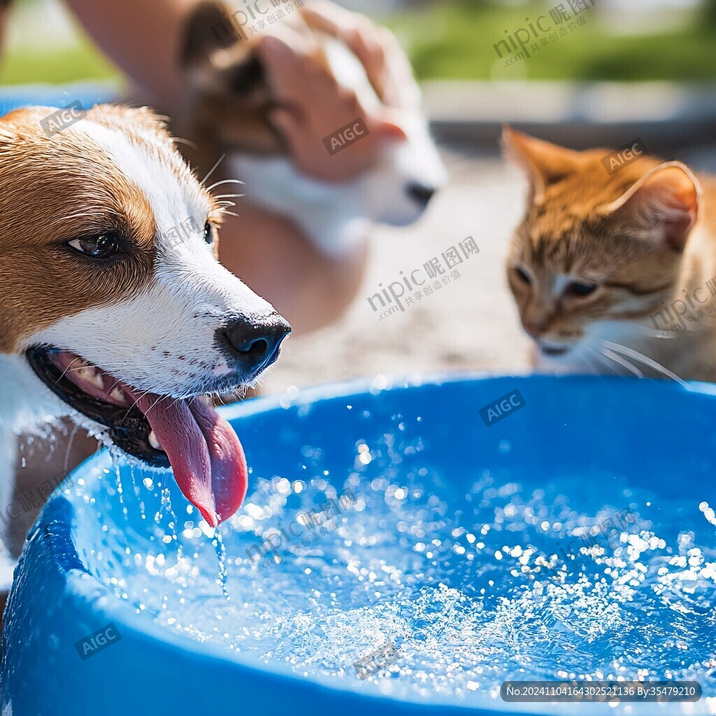 宠物戏水