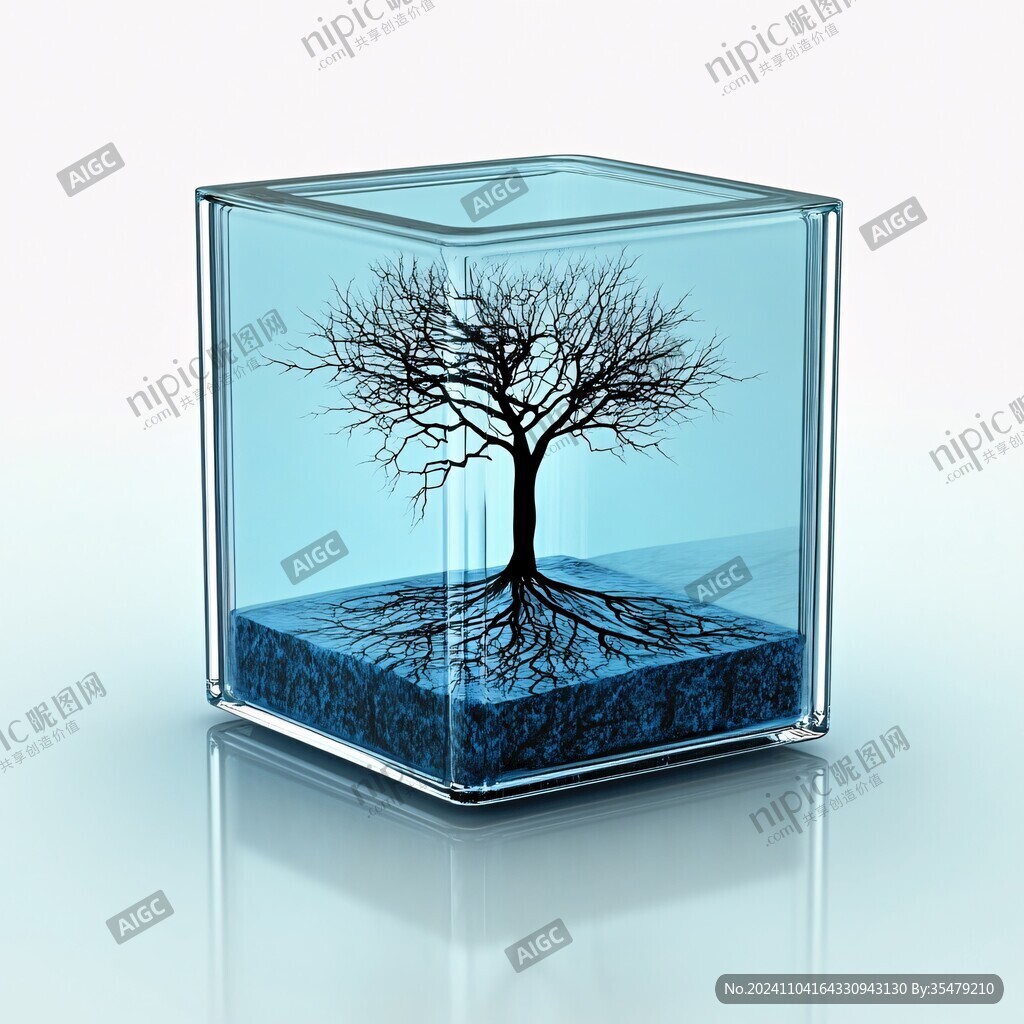 3d立体抽象树