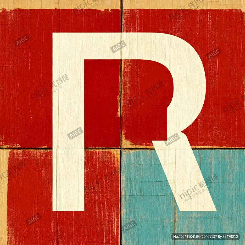 创意r字体