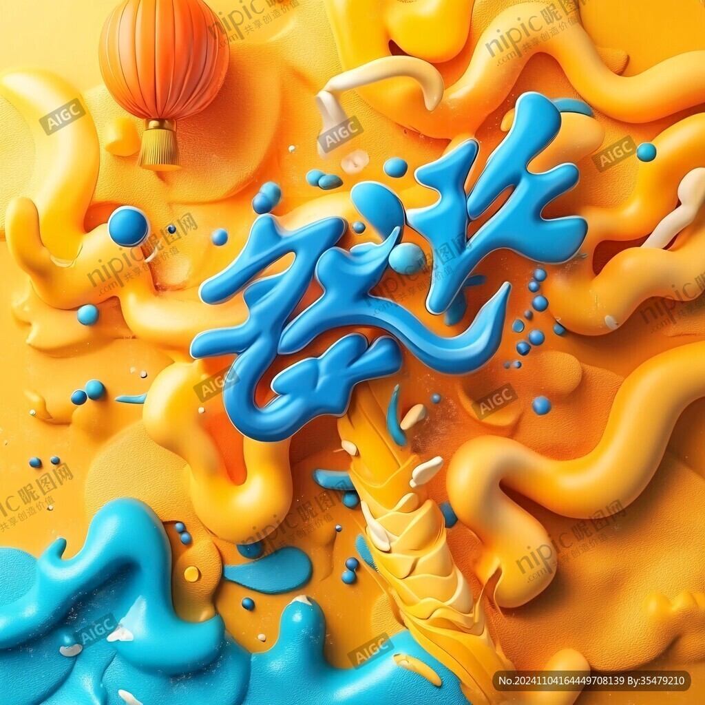 3d立体插画风格