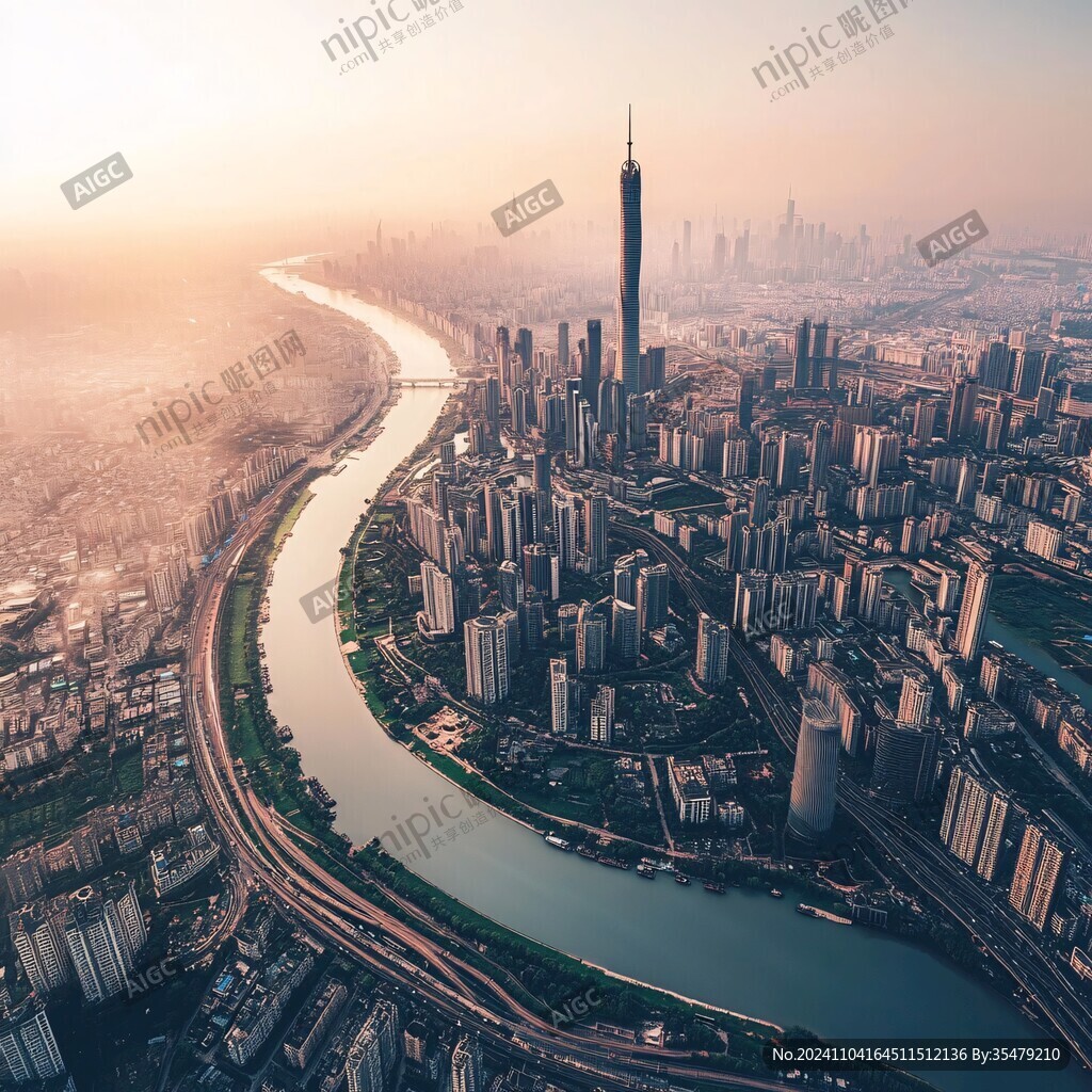 珠江全景拼接