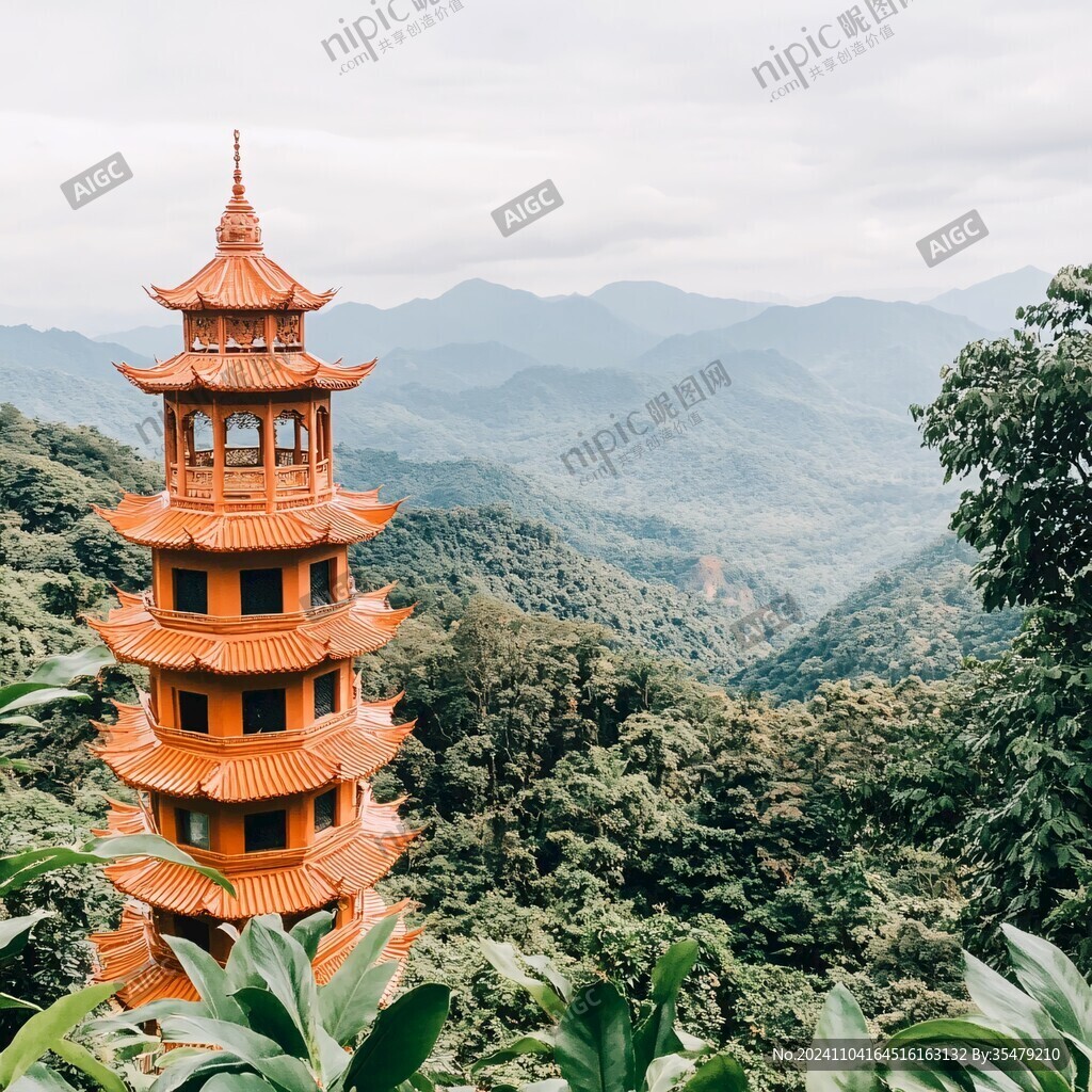 仙湖植物园本焕塔