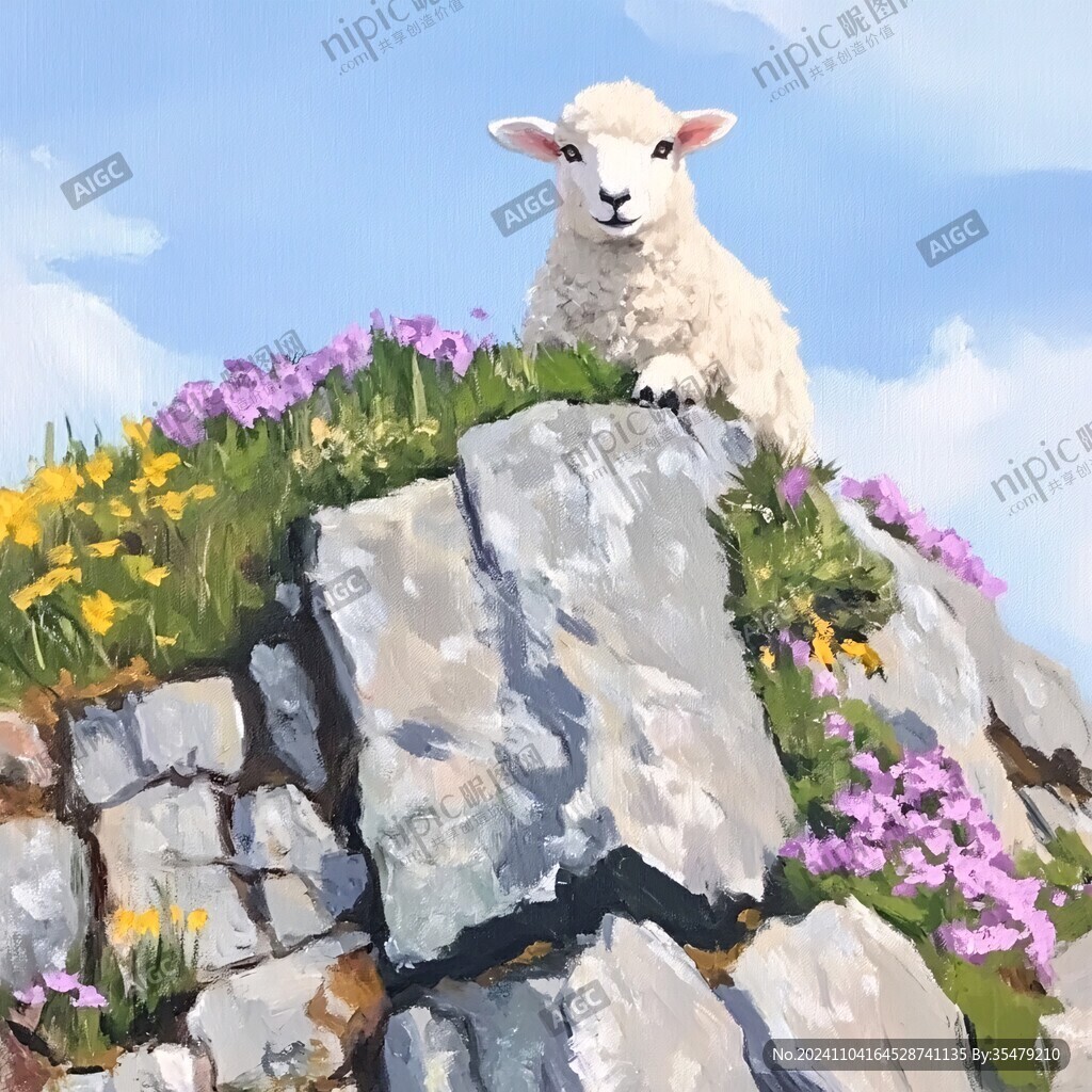 绵羊山石