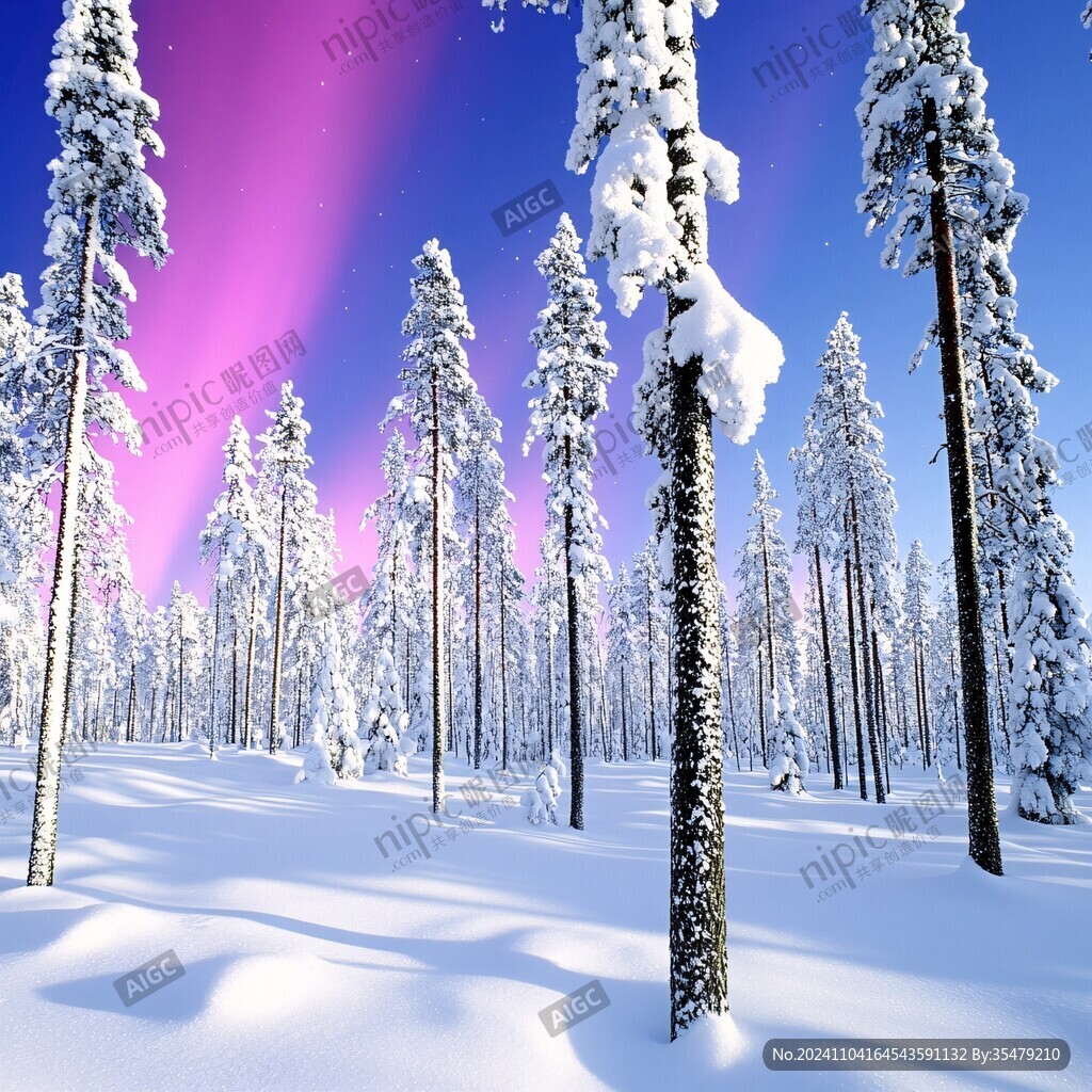 高清大画幅冬天雪景