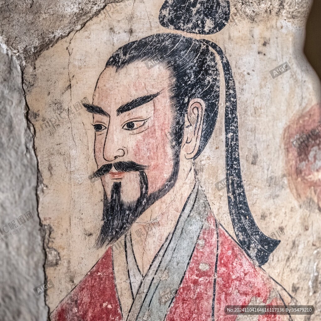彩绘墓葬壁画