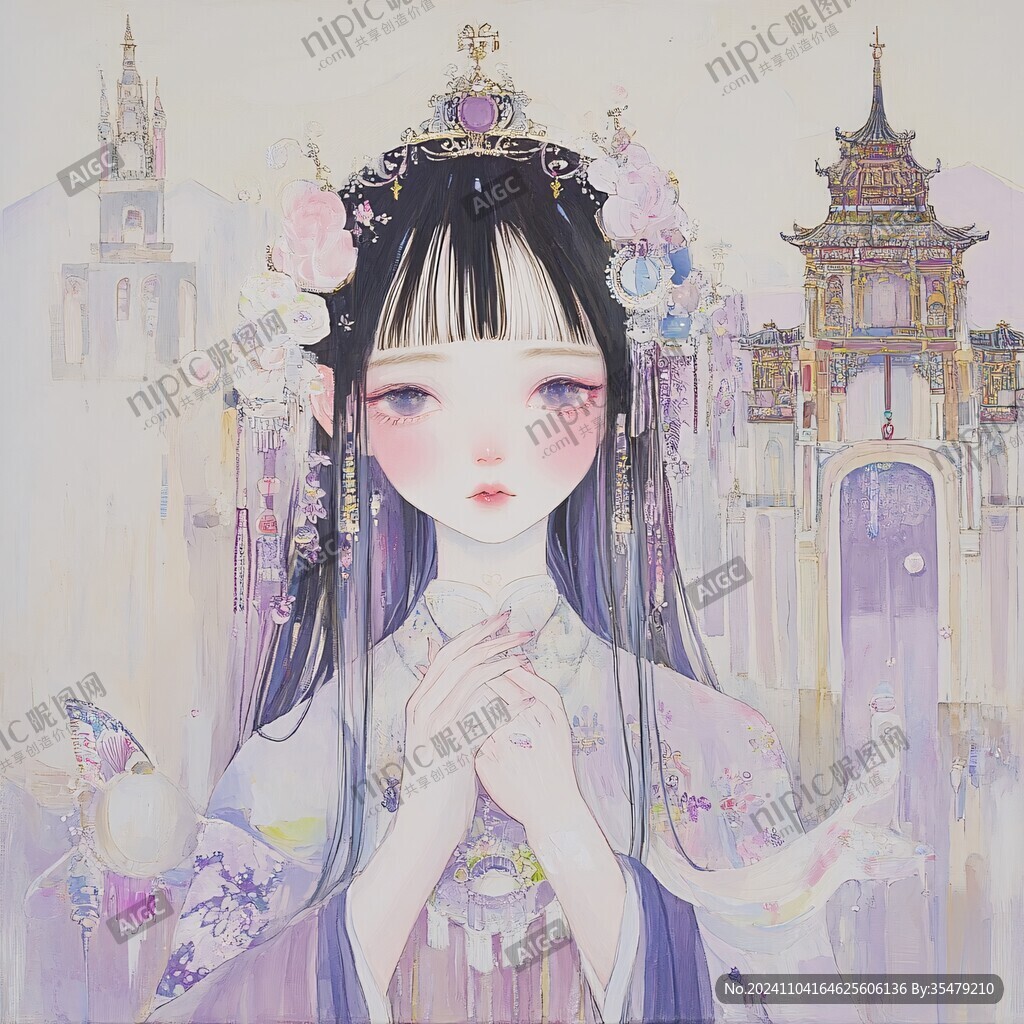 宫廷风插画