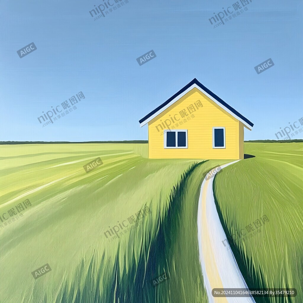 黄色小屋插图