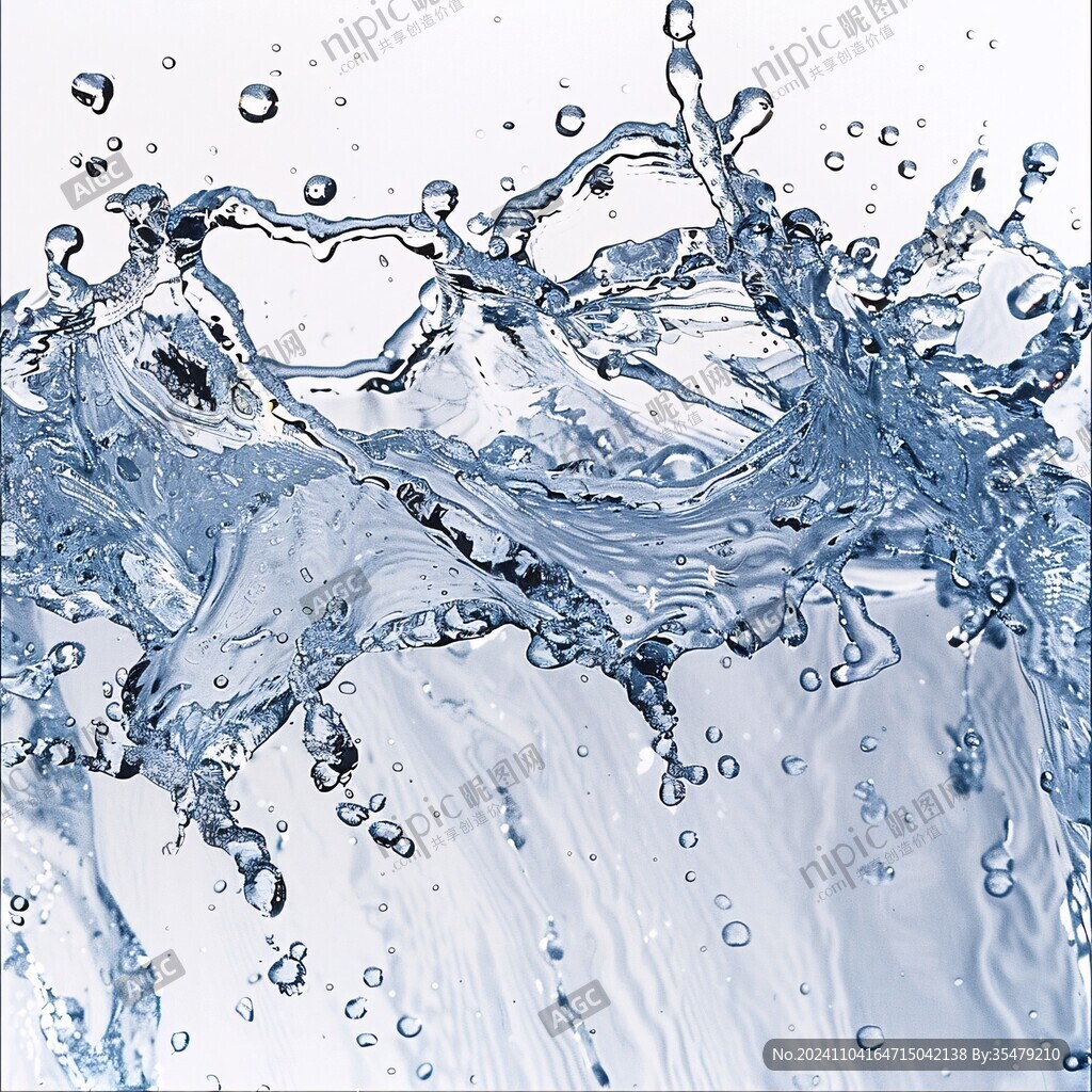晶莹水纹素材