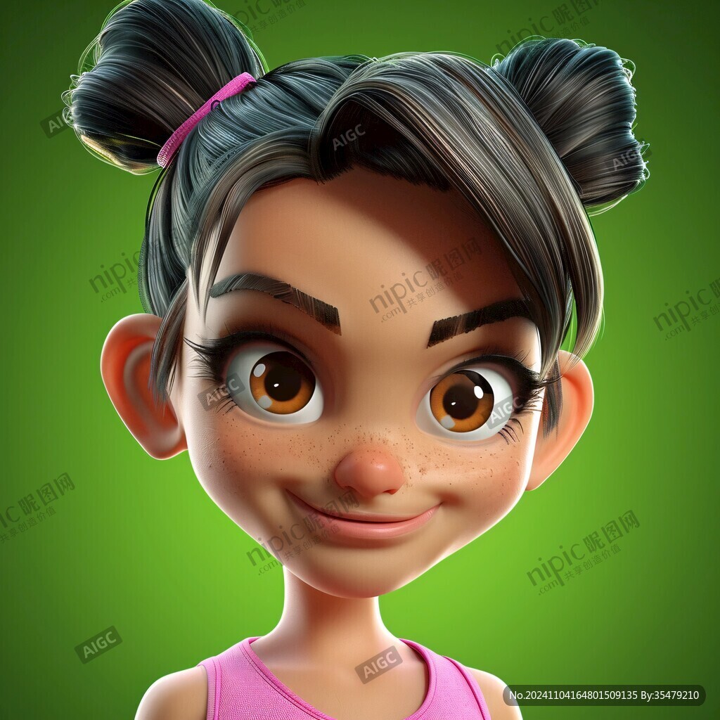 卡通写实漫画人物