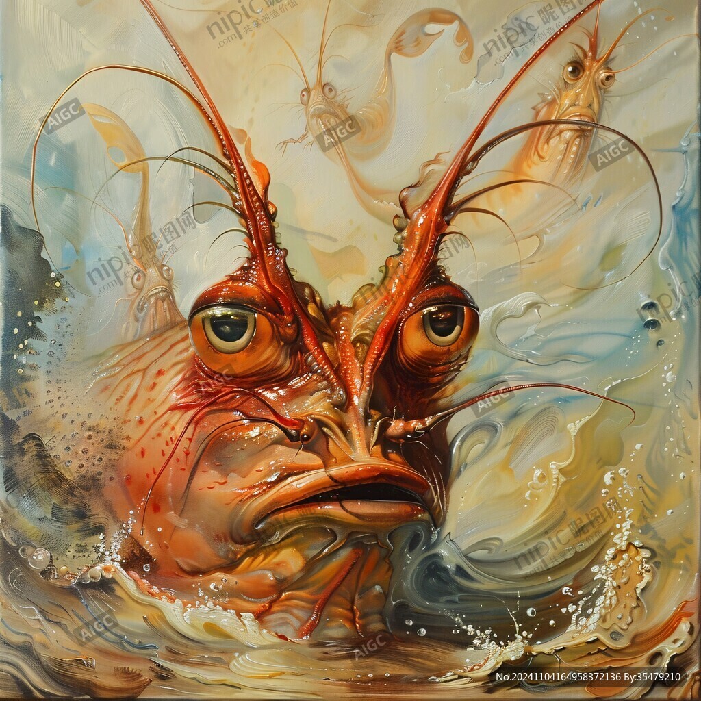 立体画素材金鱼立体画