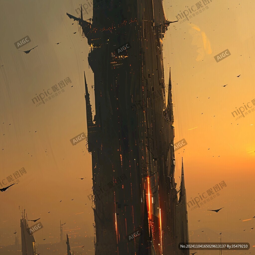 幻想的外星建筑