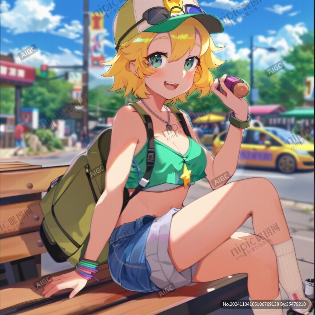 日韩厚涂插画