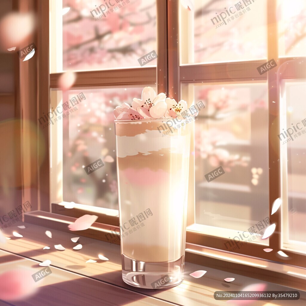 橱窗里的樱花