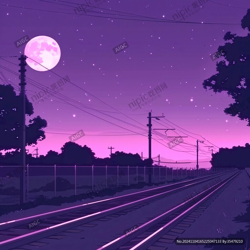 傍晚道路景观